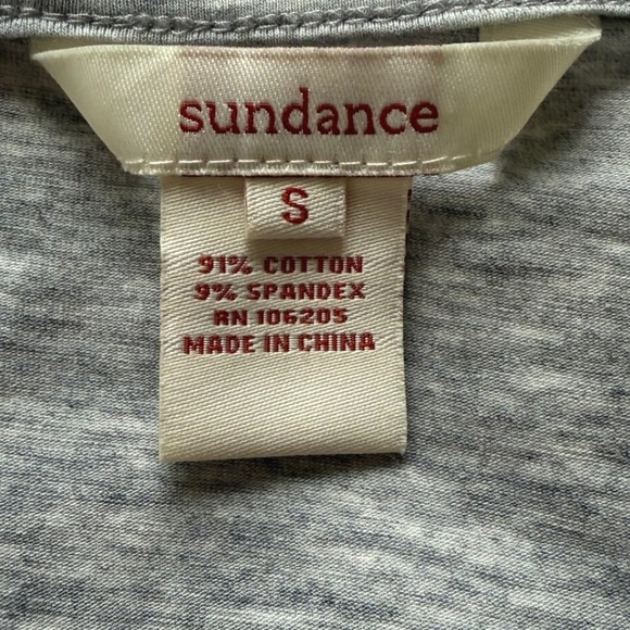 Quiet‎ Luxury Romantic Academia Ruched Wrap Long Sleeve Top Gray Sundance Small - Picture 5 of 5